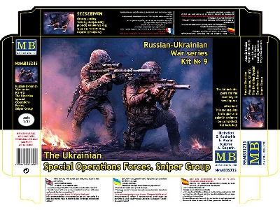 Russian-ukrainian War Series Kit No 9. The Ukrainian Special Operations Forces. Sniper Group. - zdjęcie 4