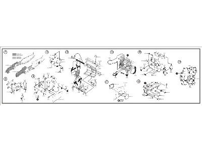 Messerschmitt Bf 109E-4 detail set - Tamiya - zdjęcie 3