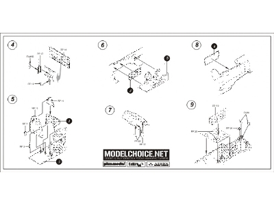 Kawasaki Ki 100 Ia (ko) cockpit set - Hasegawa - zdjęcie 3