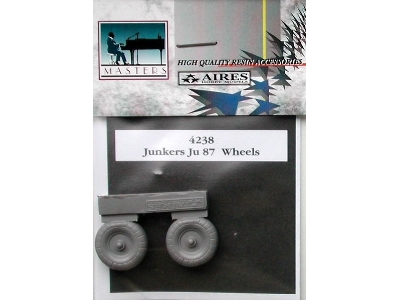 Ju-87 Stuka wheels + paint mask - Hasegawa - zdjęcie 1