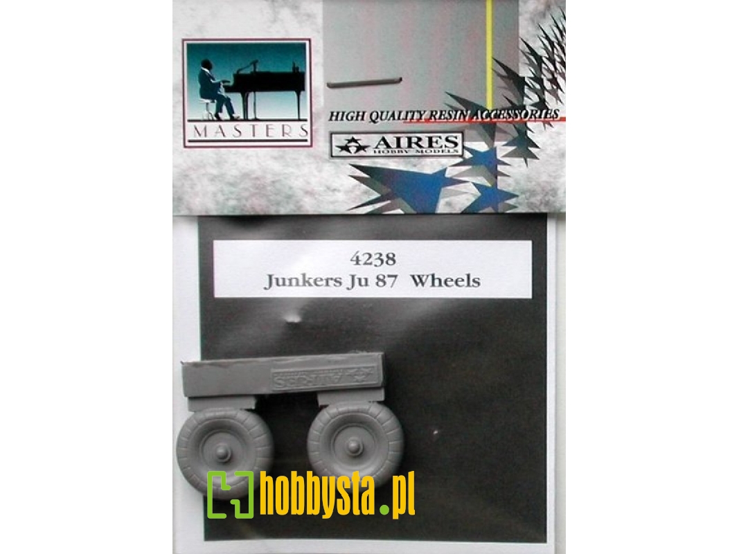 Ju-87 Stuka wheels + paint mask - Hasegawa - zdjęcie 1 Ju-87 Stuka wheels + paint mask - Hasegawa - zdjęcie 1