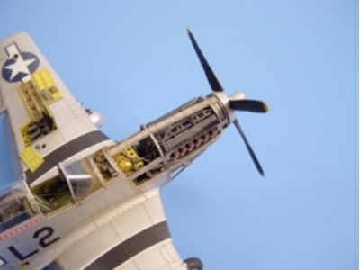 P-51D Mustang engine set - Tamiya - zdjęcie 1