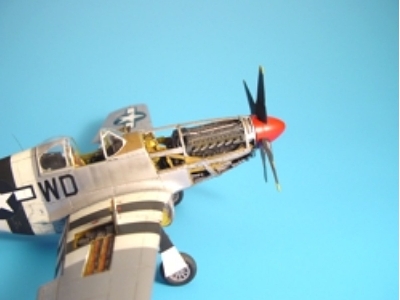 P-51B/C Mustang engine set - Tamiya - zdjęcie 1