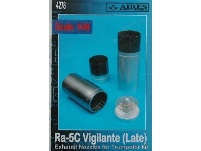 RA-5C exhaust nozzles - late version - Trumpeter - zdjęcie 1