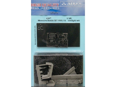 Bf 109G-14 cockpit set - Hasegawa - zdjęcie 1
