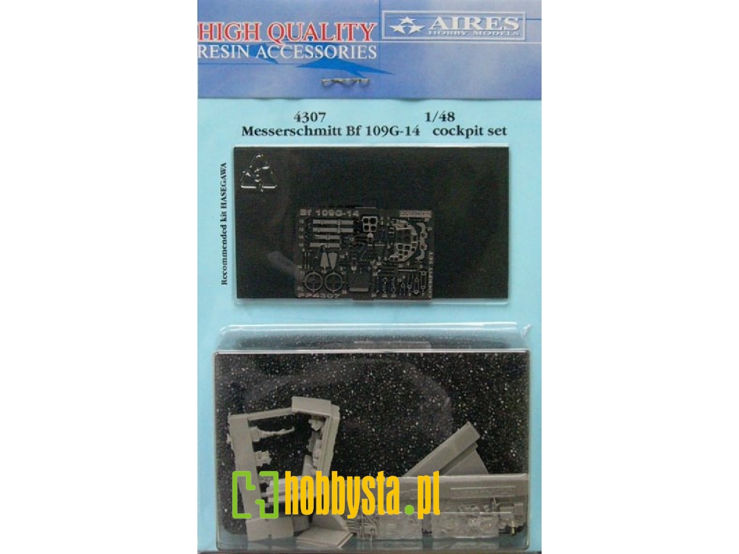 Bf 109G-14 cockpit set - Hasegawa - zdjęcie 1 Bf 109G-14 cockpit set - Hasegawa - zdjęcie 1