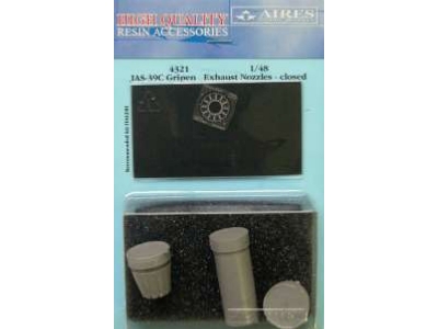 JAS-39C Gripen exhaust nozzles -closed - Italeri - zdjęcie 1