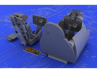  MiG-21SMT interior 1/48 - Eduard - żywica i blaszki - zdjęcie 6