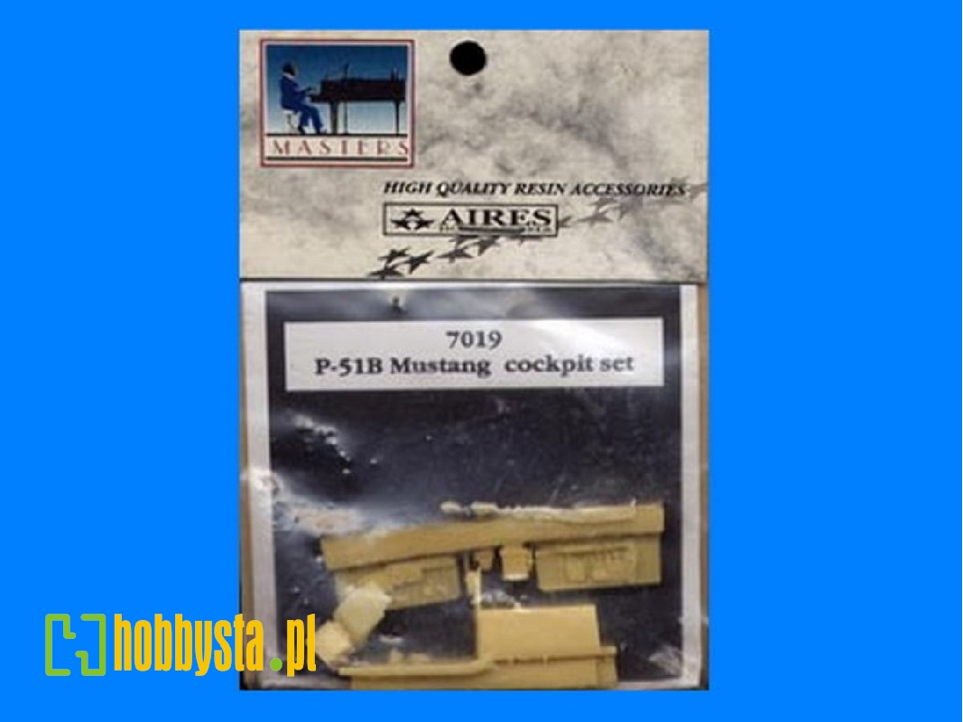 P-51B MUSTANG cockpit set - Hasegawa - zdjęcie 1 P-51B MUSTANG cockpit set - Hasegawa - zdjęcie 1