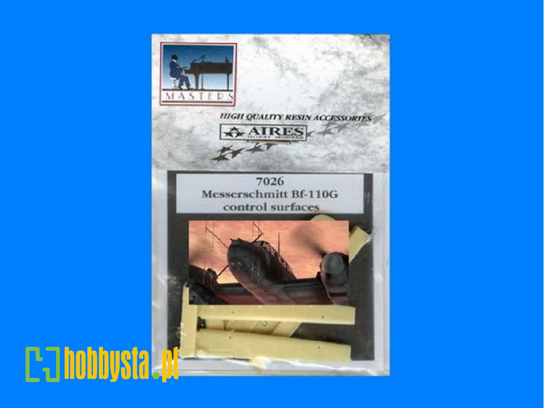 Messerschmitt Bf 110G control surfaces - Italeri - zdjęcie 1 Messerschmitt Bf 110G control surfaces - Italeri - zdjęcie 1