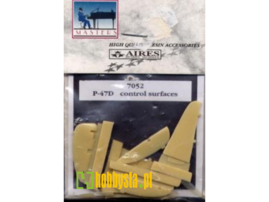 P-47 THUNDERBOLT control surfaces - Academy - zdjęcie 1 P-47 THUNDERBOLT control surfaces - Academy - zdjęcie 1