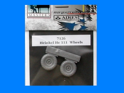 He-111H wheels + paint mask - Hasegawa - zdjęcie 1