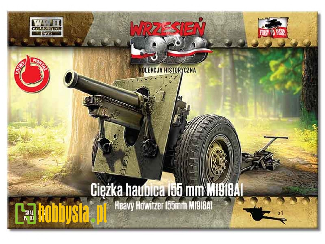 Ciężka haubica 155mm M1918A1 - zdjęcie 1 Ciężka haubica 155mm M1918A1 - zdjęcie 1