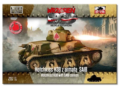 Hotchkiss H38 z armatą SA18 - zdjęcie 1