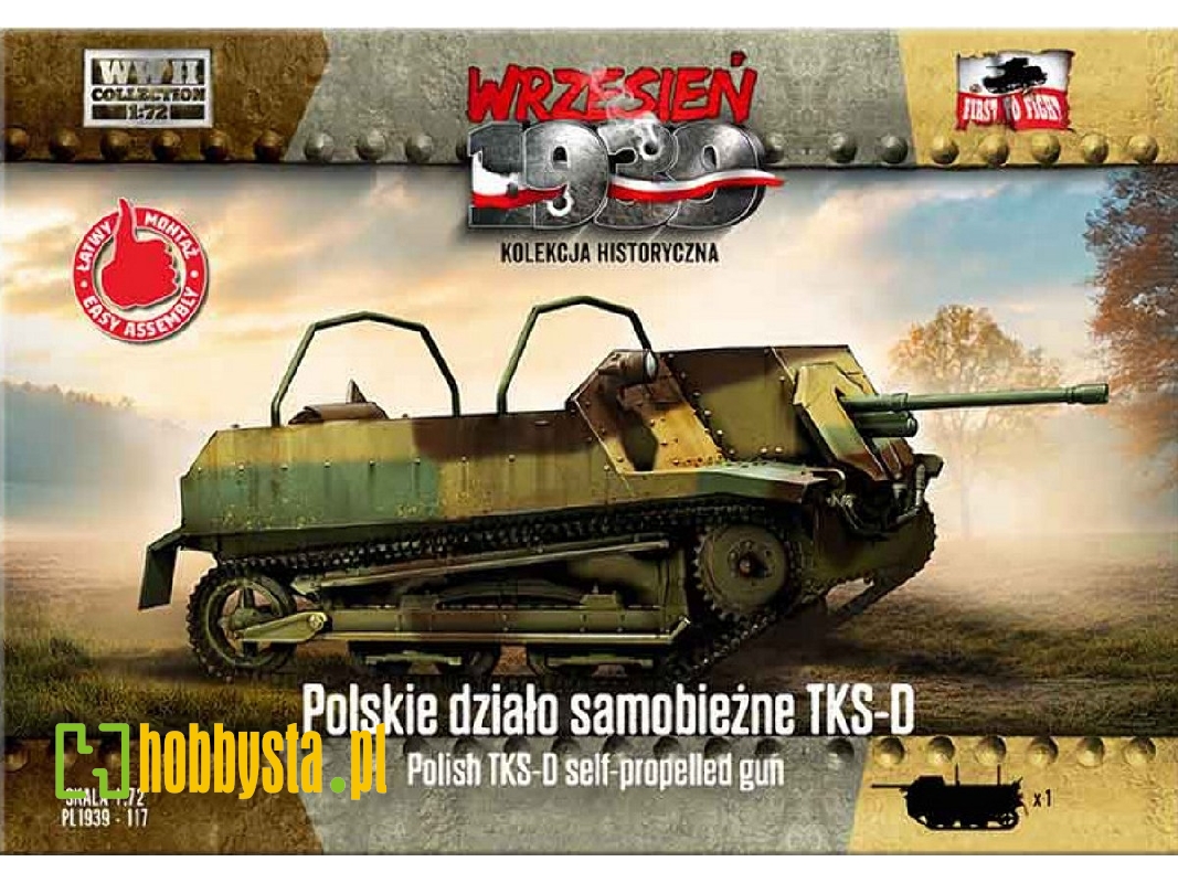 Polskie działo samobieżne TKS-D - zdjęcie 1 Polskie działo samobieżne TKS-D - zdjęcie 1