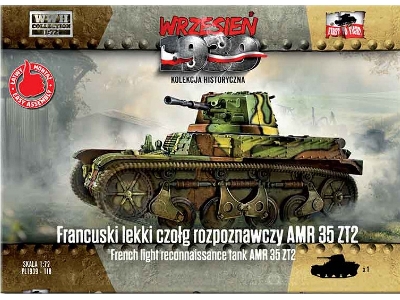 Francuski lekki czoĹ‚g rozpoznawczy AMR 35 ZT2 - zdjÄ™cie 1