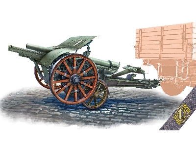 Cannone Da105/28 With Carrello Elastico Trailer - zdjęcie 1