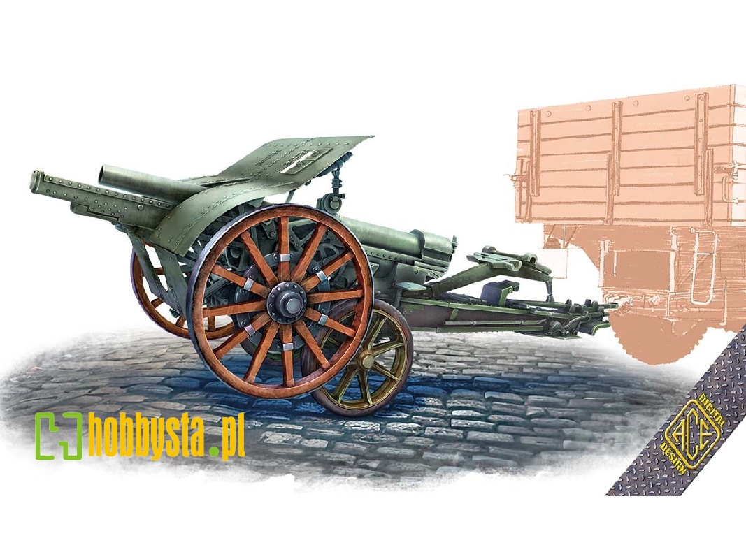 Cannone Da105/28 With Carrello Elastico Trailer - zdjęcie 1