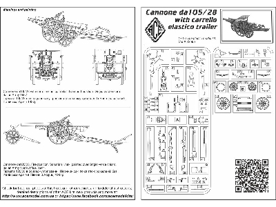 Cannone Da105/28 With Carrello Elastico Trailer - zdjęcie 12