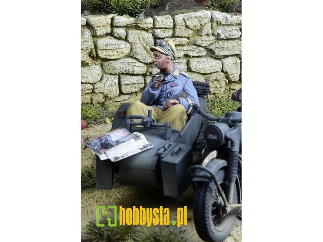 Fallschirmjager Nco, Bmw R75 Sidecar Rider Italy 1943-44 / North Africa 1942-43 - zdjęcie 1 Fallschirmjager Nco, Bmw R75 Sidecar Rider Italy 1943-44 / North Africa 1942-43 - zdjęcie 1