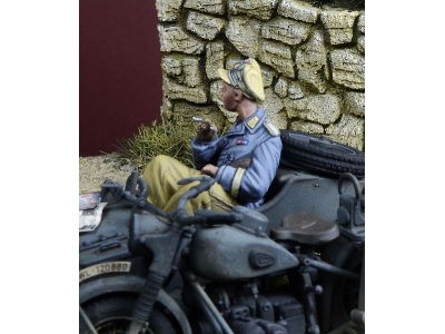 Fallschirmjager Nco, Bmw R75 Sidecar Rider Italy 1943-44 / North Africa 1942-43 - zdjęcie 3