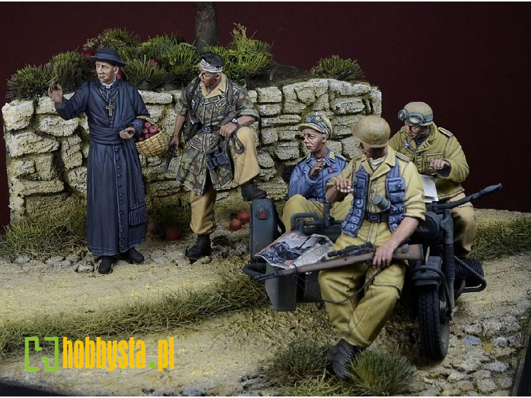 'got Mit Uns' - Fallschirmjagers In Italy 1943-44 - For Bmw R75 - zdjęcie 1 'got Mit Uns' - Fallschirmjagers In Italy 1943-44 - For Bmw R75 - zdjęcie 1