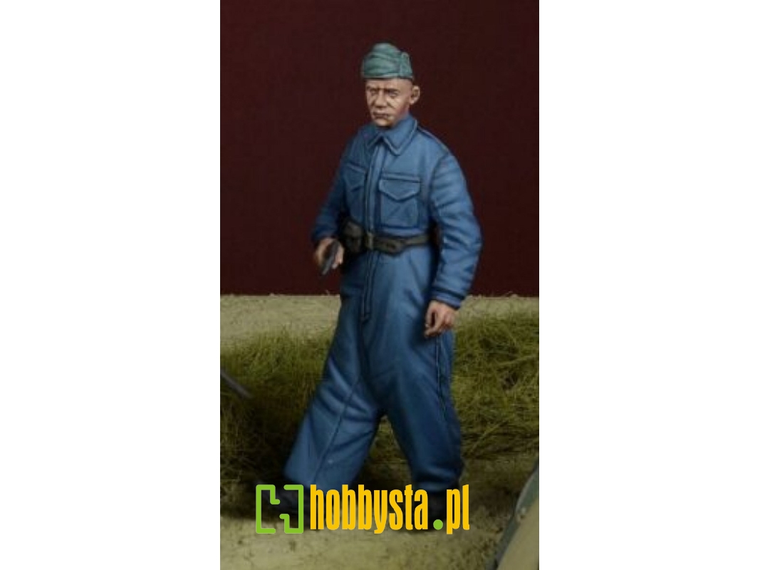 Dutch Armoured Car Crewman Walking, Holland 1940 - zdjęcie 1 Dutch Armoured Car Crewman Walking, Holland 1940 - zdjęcie 1