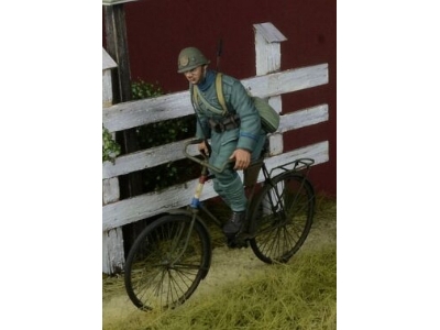Dutch Army Bicycle Rider 1, Holland 1940 (Including 3d Printed Bicycle) - zdjęcie 1