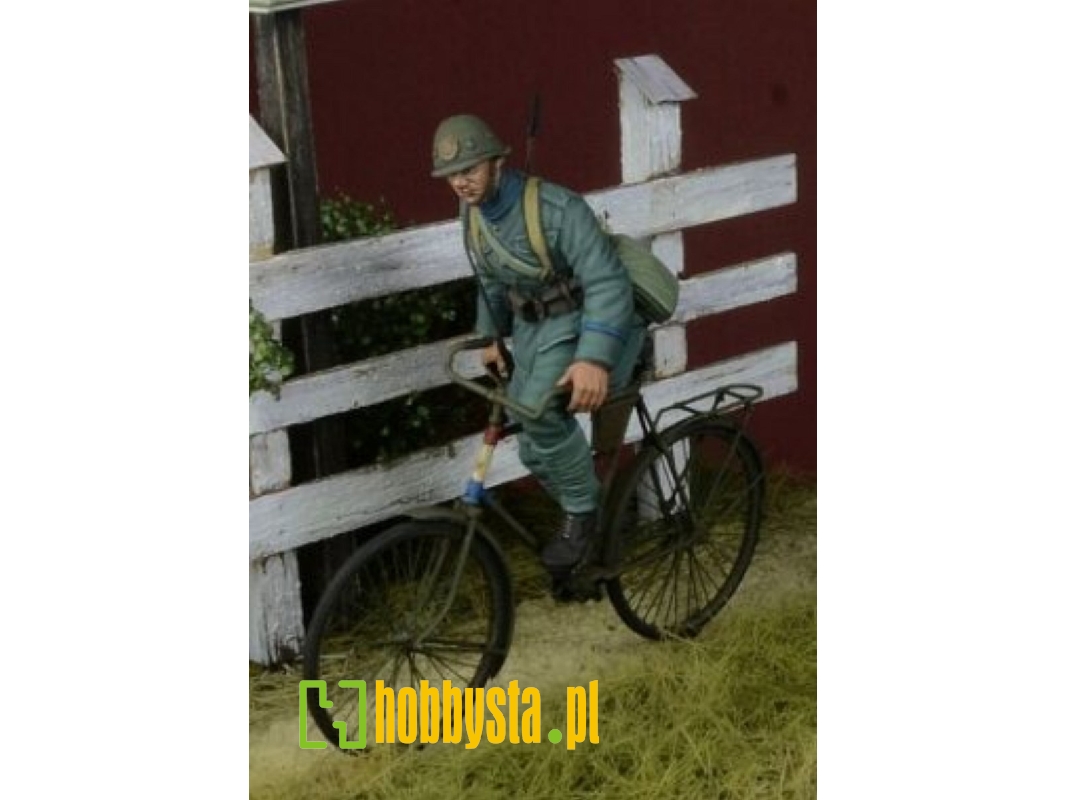 Dutch Army Bicycle Rider 1, Holland 1940 (Including 3d Printed Bicycle) - zdjęcie 1 Dutch Army Bicycle Rider 1, Holland 1940 (Including 3d Printed Bicycle) - zdjęcie 1
