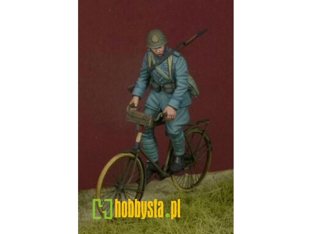 Dutch Army Bicycle Rider 2, Holland 1940 (Including 3d Printed Bicycle) - zdjęcie 1 Dutch Army Bicycle Rider 2, Holland 1940 (Including 3d Printed Bicycle) - zdjęcie 1