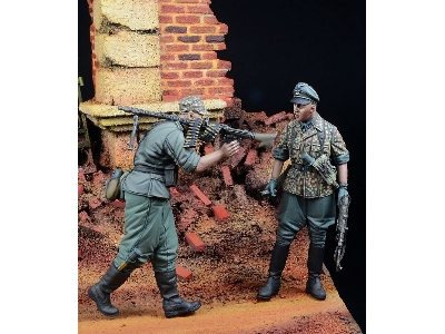 Waffen Ss Nco & Mg 34 Gunner, 1944-45 - zdjęcie 1