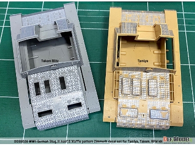 Wwii German Stug.Iii Ausf.G Waffle Pattern Zimmerit Decal Set (For Tamiya/Takom/Rfm) - zdjęcie 14
