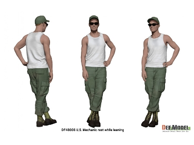 Us Mechanic Rest While Leaning - zdjęcie 4