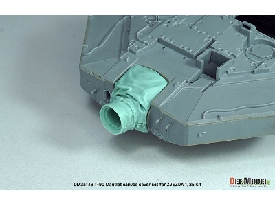 T-90 Russian Mbt Mantlet Canvas Cover Set (For Zvezda) - zdjęcie 4