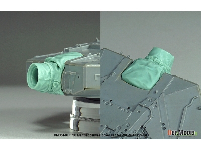 T-90 Russian Mbt Mantlet Canvas Cover Set (For Zvezda) - zdjęcie 6