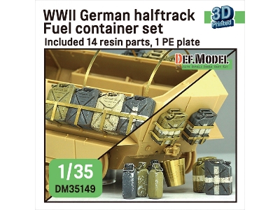 Wwii German Halftrack Fuel Container Set For Sd.Kfz. 251 Kit - zdjęcie 1