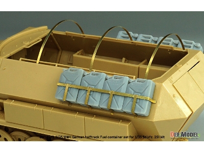 Wwii German Halftrack Fuel Container Set For Sd.Kfz. 251 Kit - zdjęcie 7