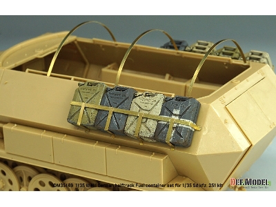 Wwii German Halftrack Fuel Container Set For Sd.Kfz. 251 Kit - zdjęcie 9