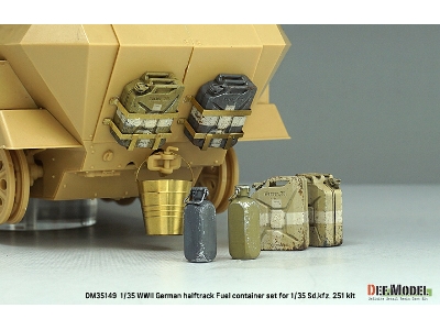Wwii German Halftrack Fuel Container Set For Sd.Kfz. 251 Kit - zdjęcie 10