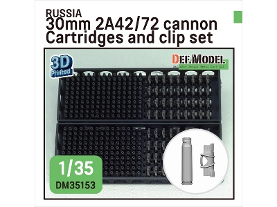 Russia 30mm 2a42/72 Cannon Cartridges And Clip Set (For Bmp, Vmpt, Bmd Series) - zdjęcie 1