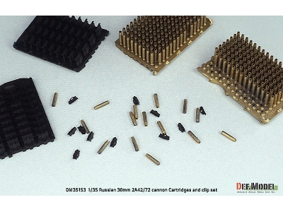 Russia 30mm 2a42/72 Cannon Cartridges And Clip Set (For Bmp, Vmpt, Bmd Series) - zdjęcie 5