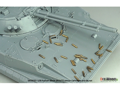 Russia 30mm 2a42/72 Cannon Cartridges And Clip Set (For Bmp, Vmpt, Bmd Series) - zdjęcie 8