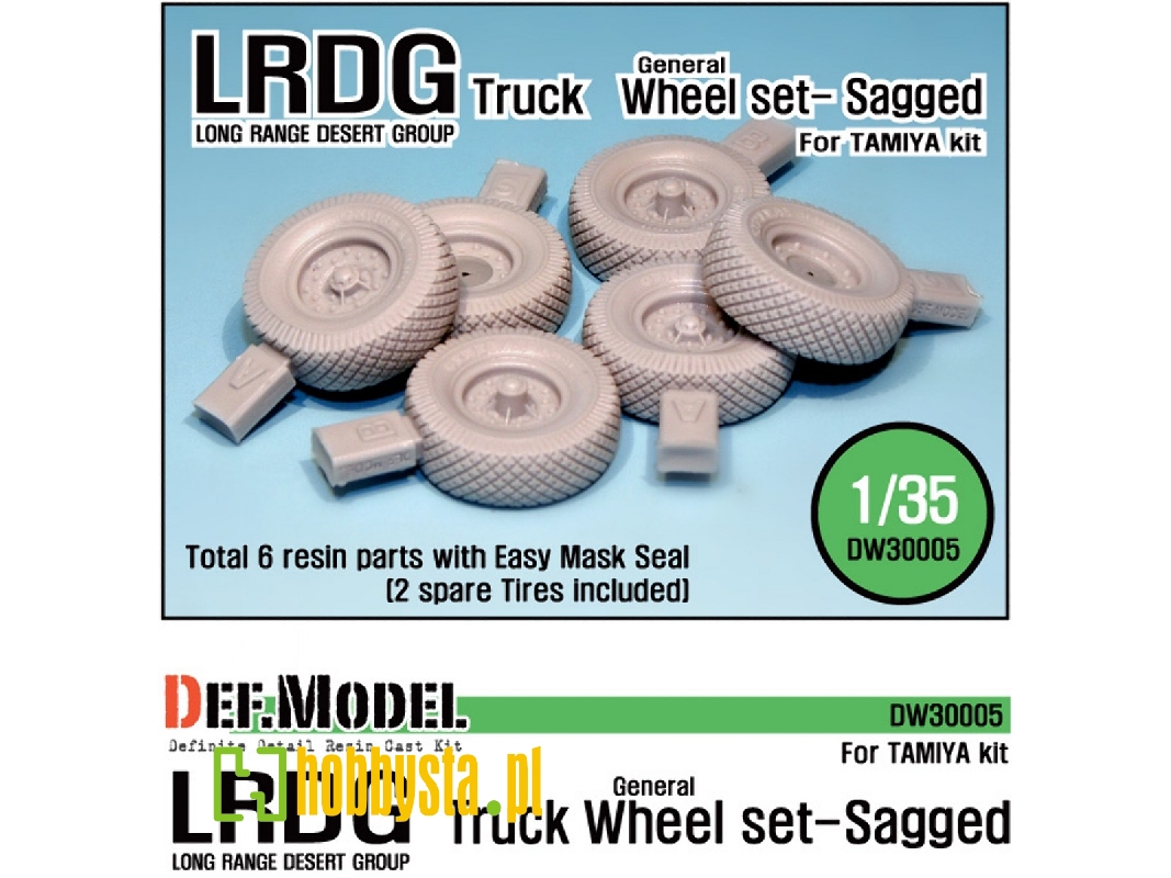 U.K Lrdg Truck Wheel Set (For Tamiya 1/35) - zdjęcie 1 U.K Lrdg Truck Wheel Set (For Tamiya 1/35) - zdjęcie 1