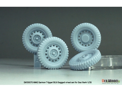 Ww2 German Trippel Sg.6 Sagged Wheel Set (For Das Werk) - zdjęcie 2