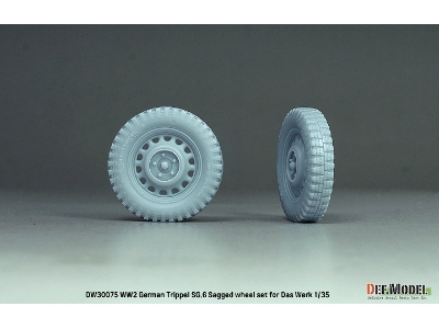 Ww2 German Trippel Sg.6 Sagged Wheel Set (For Das Werk) - zdjęcie 4