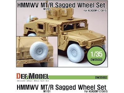 Hmmwv Mt/R Wheel Set  (For Academy 1/35 M1151) - zdjęcie 1