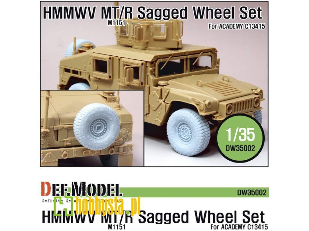 Hmmwv Mt/R Wheel Set (For Academy 1/35 M1151) - zdjęcie 1 Hmmwv Mt/R Wheel Set (For Academy 1/35 M1151) - zdjęcie 1