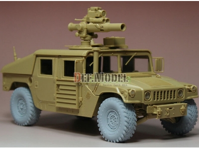 Hmmwv R/T Ii  Sagged Wheel Set Sagged (For Tamiya 1/35 M1046) - zdjęcie 2
