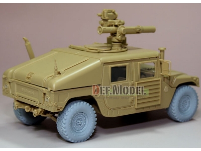 Hmmwv R/T Ii  Sagged Wheel Set Sagged (For Tamiya 1/35 M1046) - zdjęcie 3