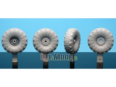 M923a1 Big Foot Truck Mich. Xl Sagged Wheel Set (For Italeri 1/35) - zdjęcie 7